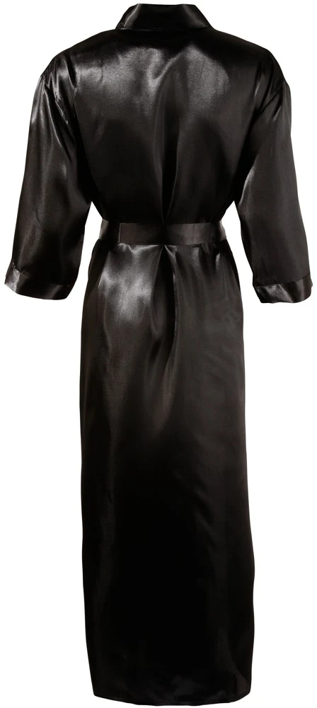 Cottelli LINGERIE Langarm Satin Look Kimono und Gürtel Bodenlang Morgenmantel Cottelli LINGERIE Langarm Satin Look Kimono und Gürtel Bodenlang Morgenmantel