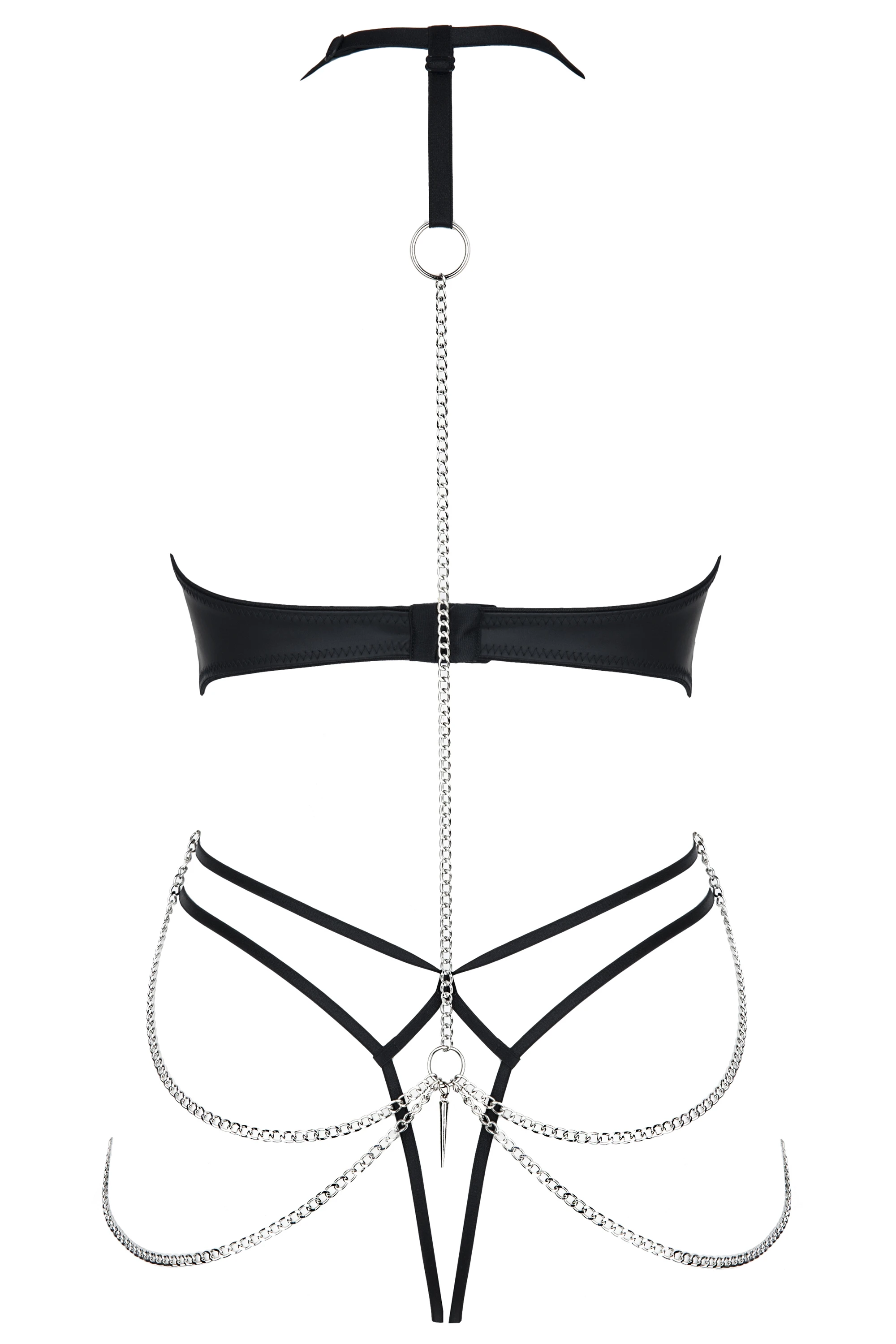 Wetlook Body mit Ketten Dark Desire Collection Wetlook Body mit Ketten Dark Desire Collection