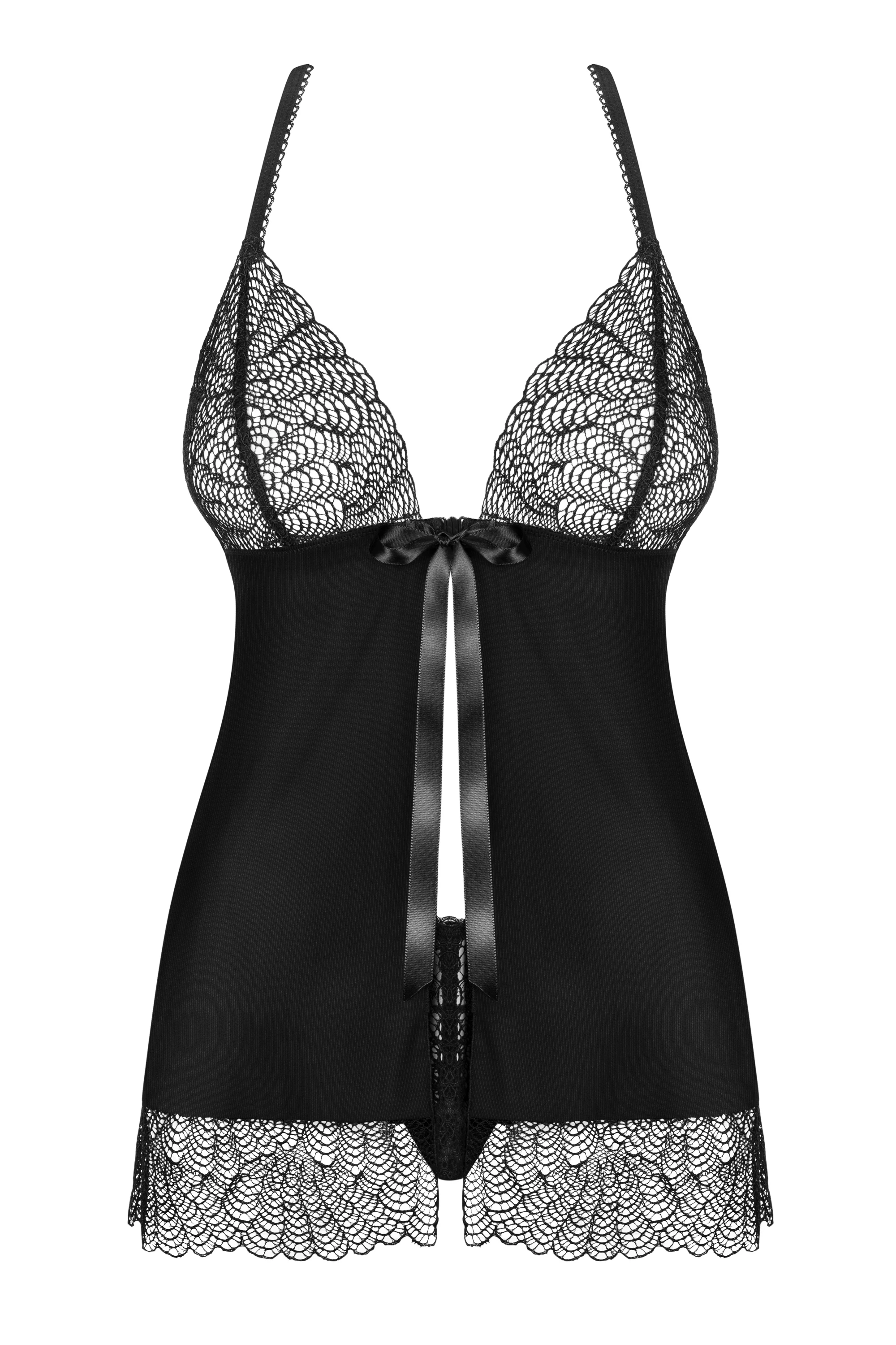 Elegantes Babydoll mit Spitze von Obsessive