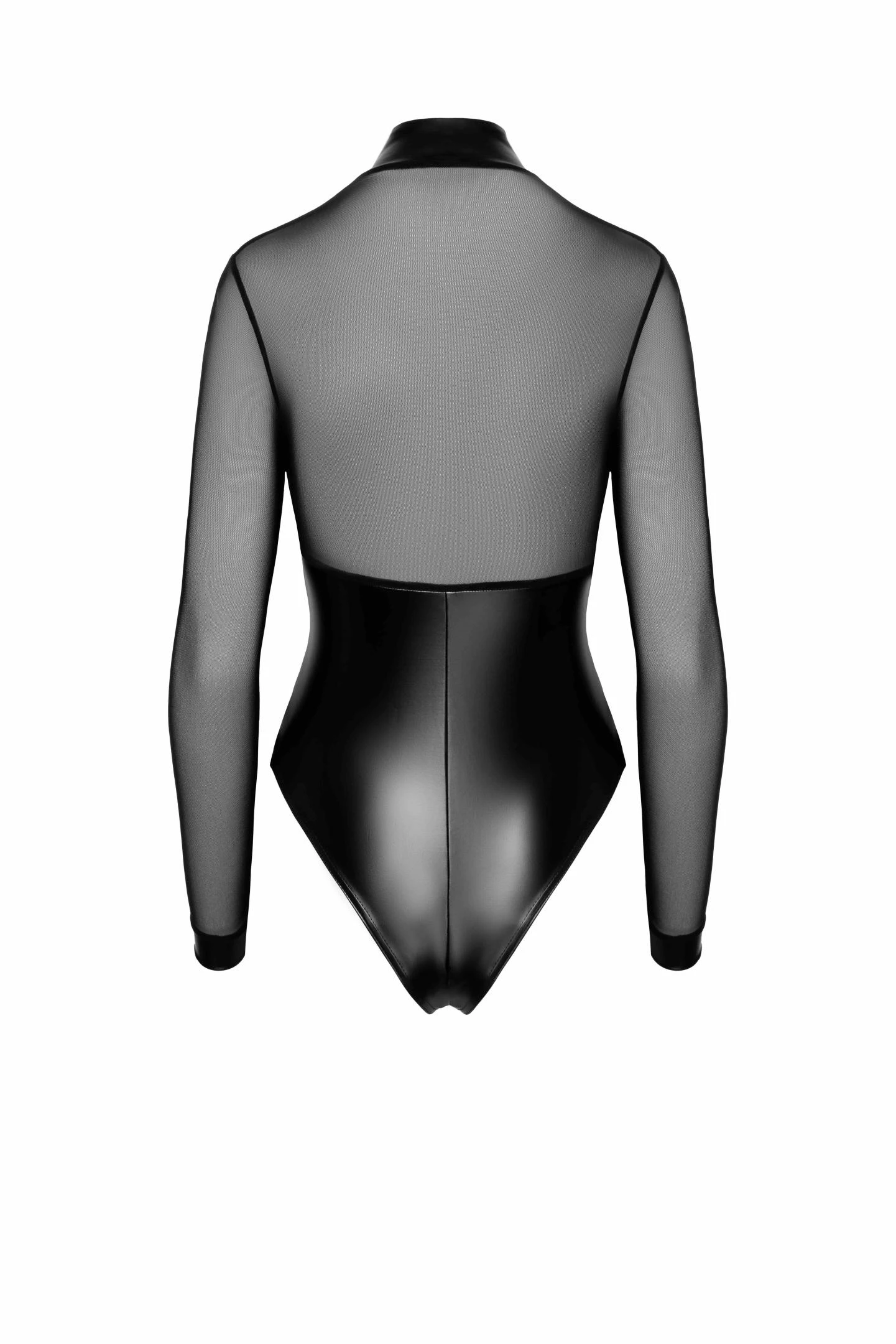 F321 Wetlook Tüll Body mit Ringe Materialmix aus feinstes Powernet und Mattlook mit aufgesetzte Nippelringen F321 Wetlook Tüll Body mit Ringe Materialmix aus feinstes Powernet und Mattlook mit aufgesetzte Nippelringen