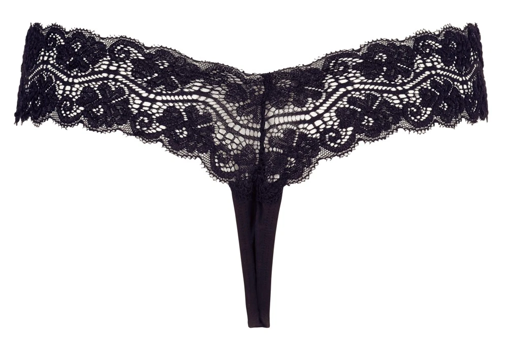Cottelli LINGERIE Funktionsrio String mit stimulierende Perlenkette im Schritt Cottelli LINGERIE Funktionsrio String mit stimulierende Perlenkette im Schritt