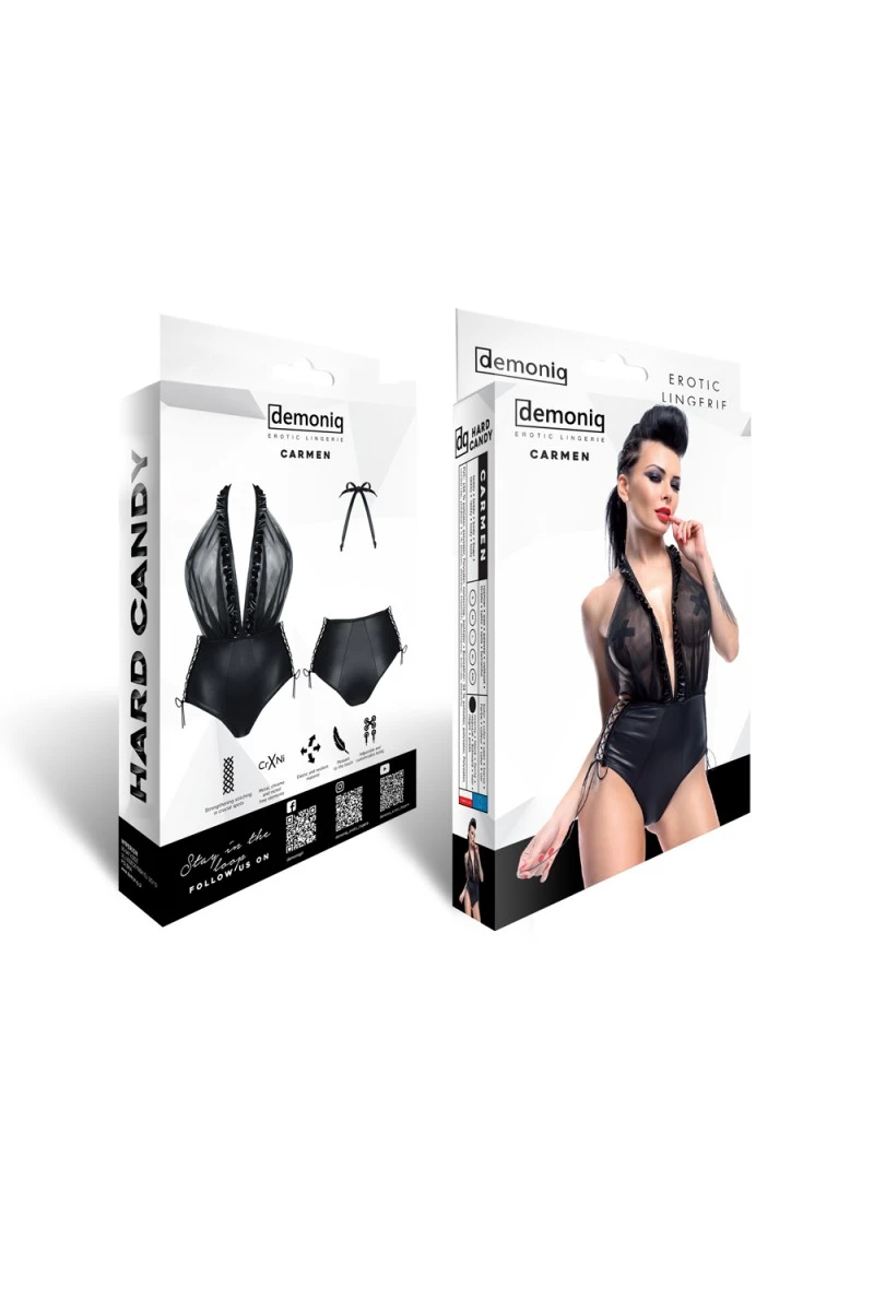 Aufregender Neckholder Body mit Tüll