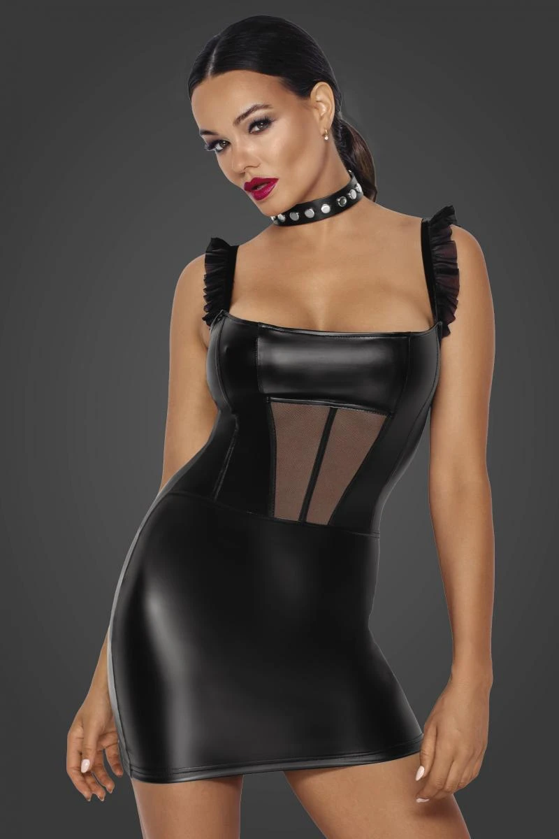 Wetlook Minikleid F257 von Noir Handmade