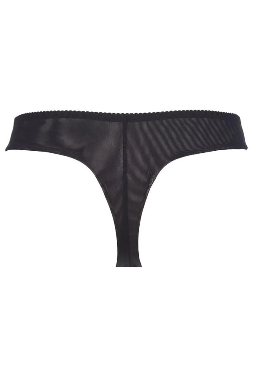 Axami Tanga aus schwarzen glänzenden Material im Wassereffekt