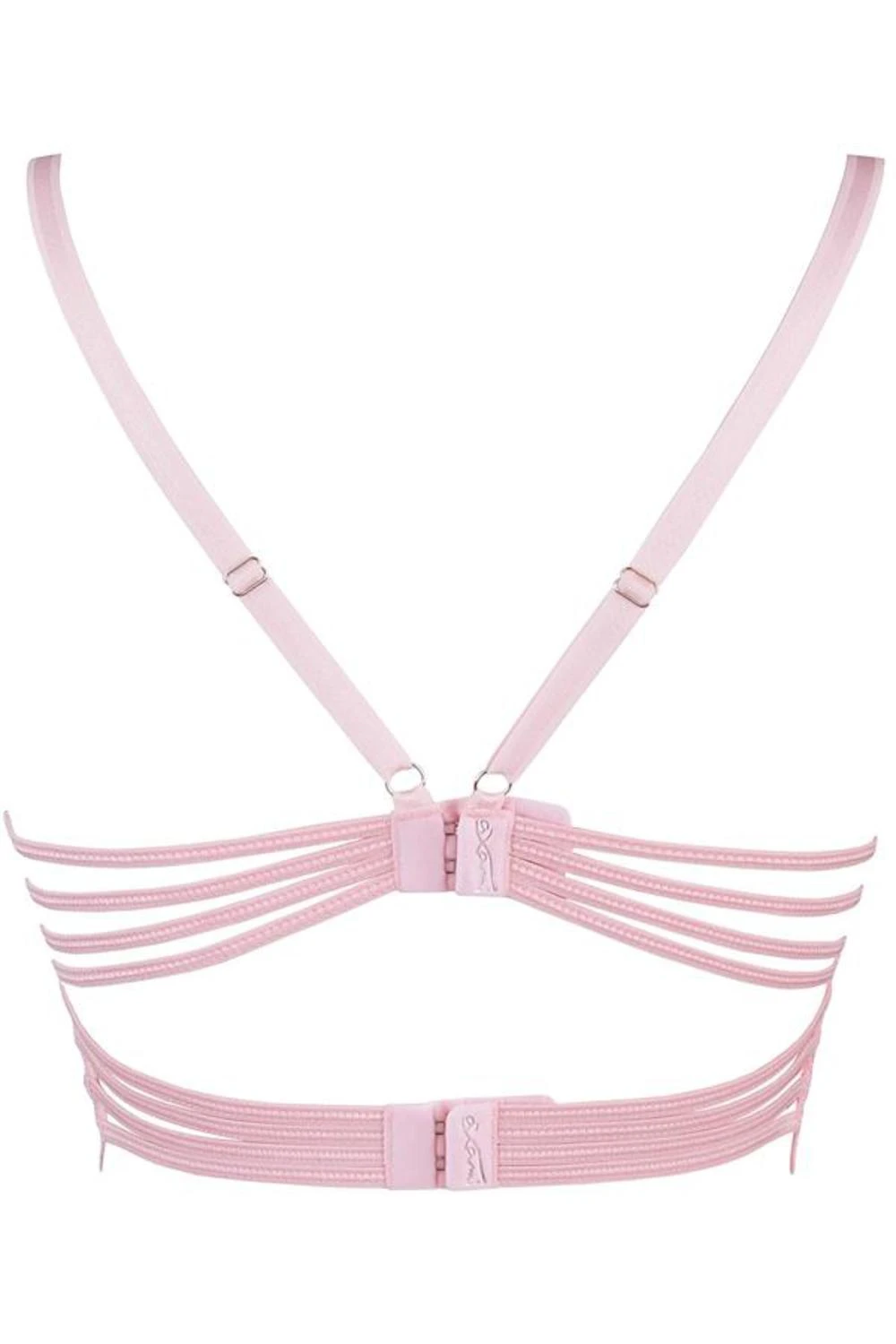 Axami bezauberndes Bustier aus zarter rosa Blütenspitze