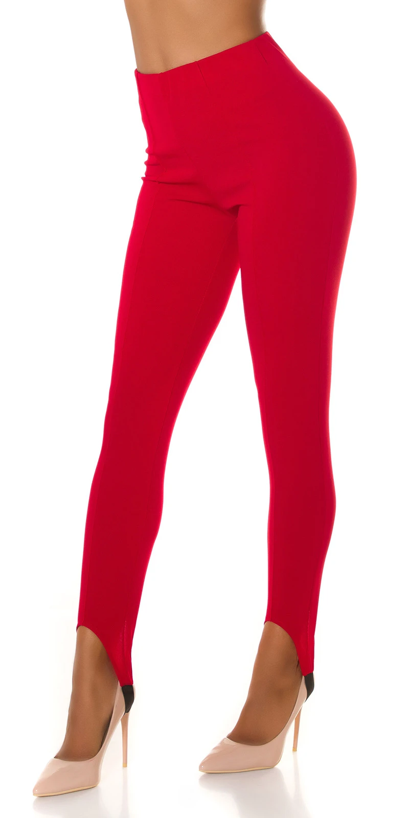 High Waist Hose Leggings mit Gummi-Steg High Waist Hose Leggings mit Gummi-Steg