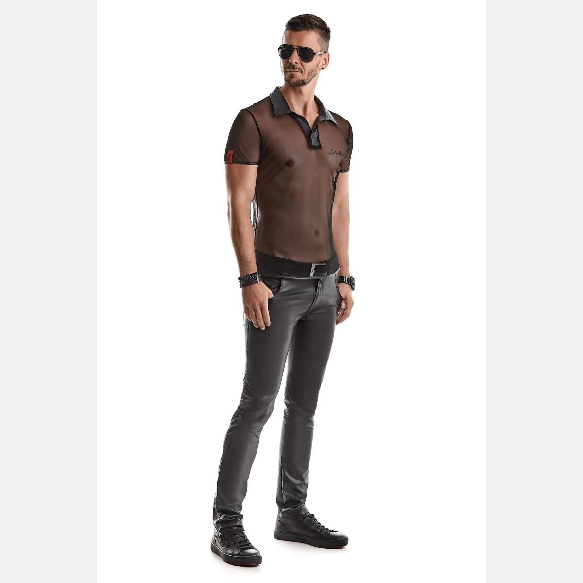 Herren T-Shirt transparent von Regnes Fetish Planet Herren T-Shirt transparent von Regnes Fetish Planet