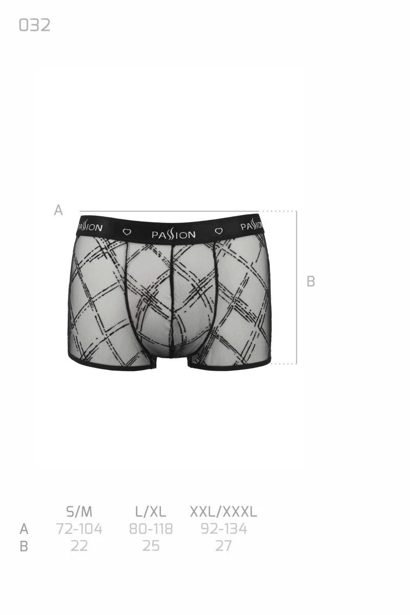 Herren Shorts 032 transparent von Passion Menswear