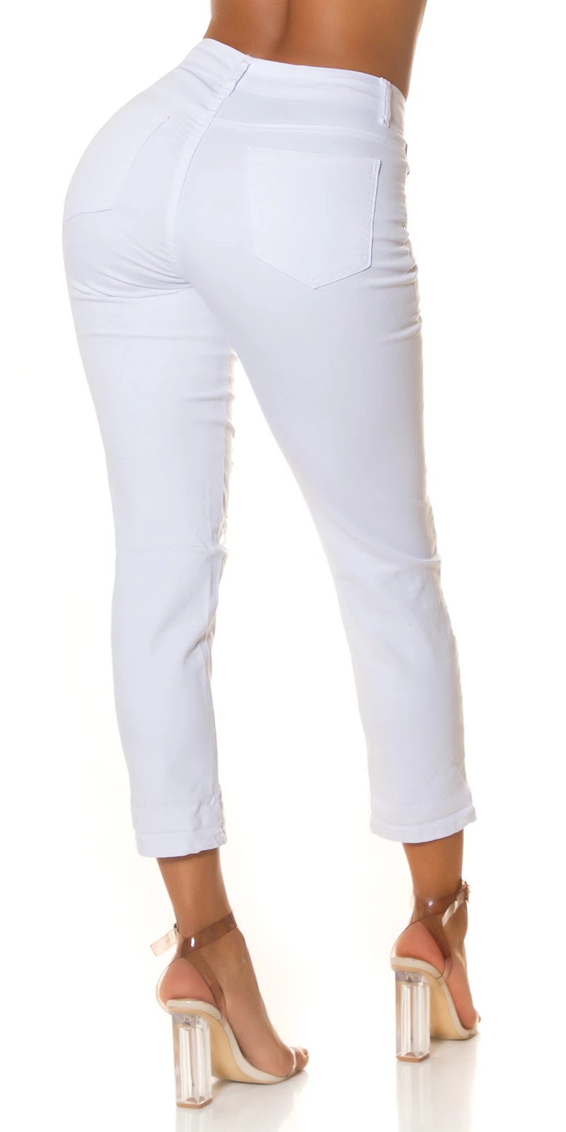 Destroyed MOM FIT High Waist Jeans mit Risse Destroyed MOM FIT High Waist Jeans mit Risse