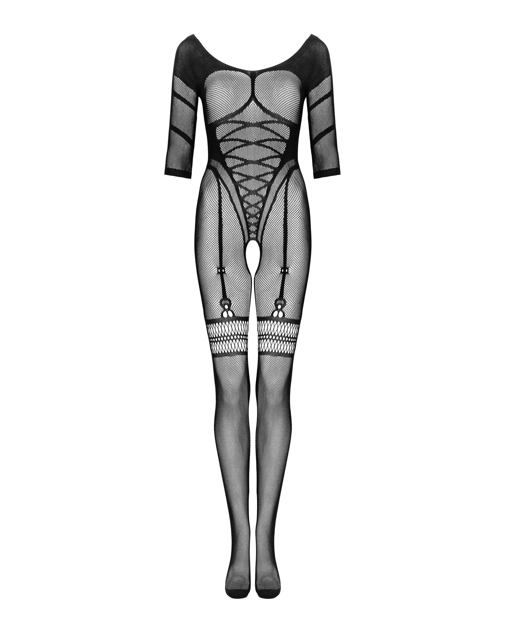 Ouvert Bodystocking G329 elastisch von Obsessive
