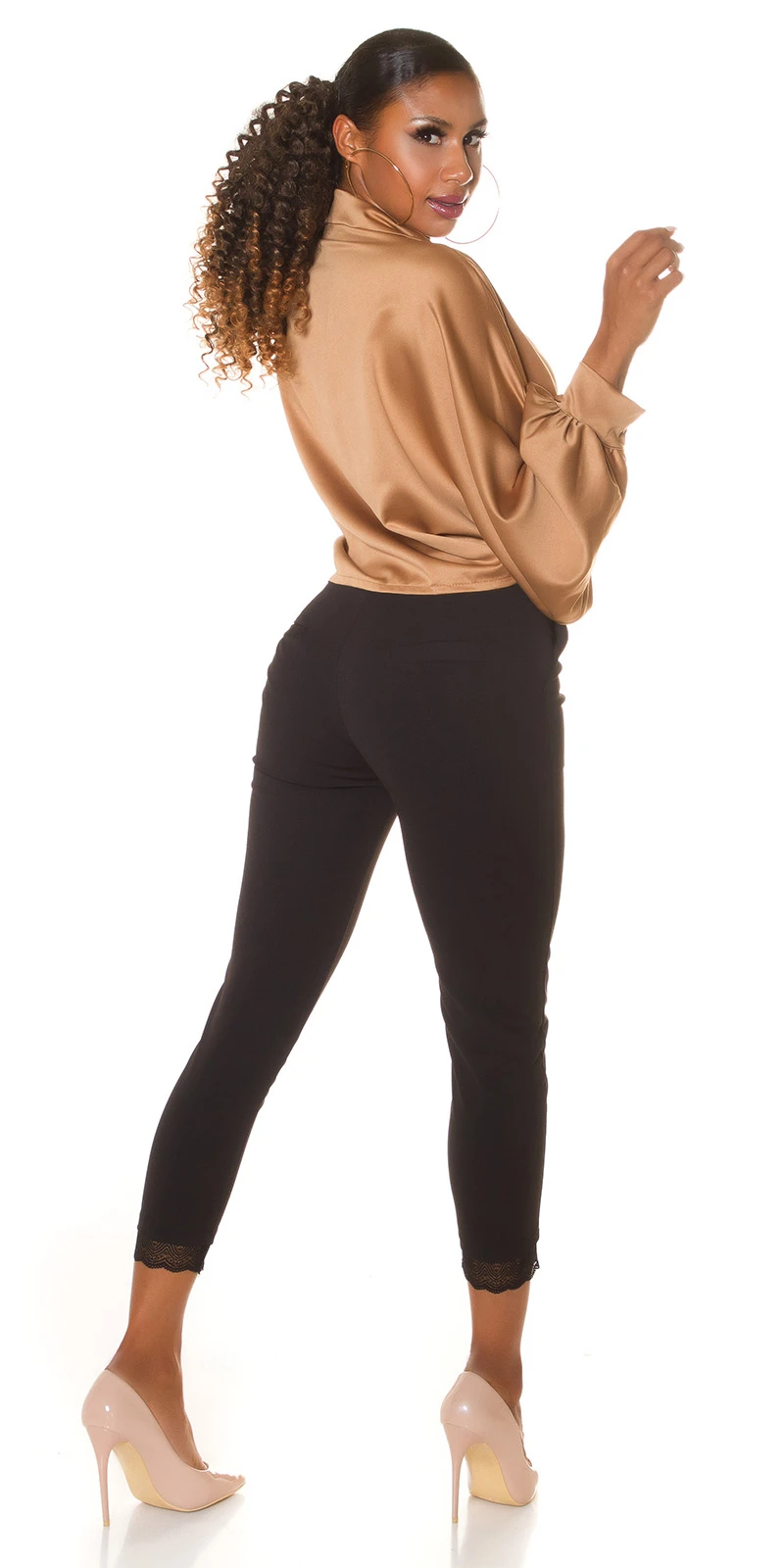 Casual Treggings mit Deko Spitze Casual Treggings mit Deko Spitze
