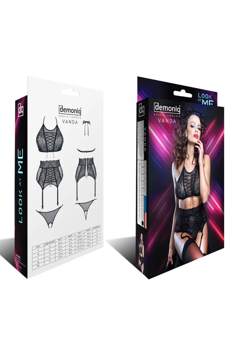 Tüll Straps-Set ouvert Tüll Straps-Set ouvert