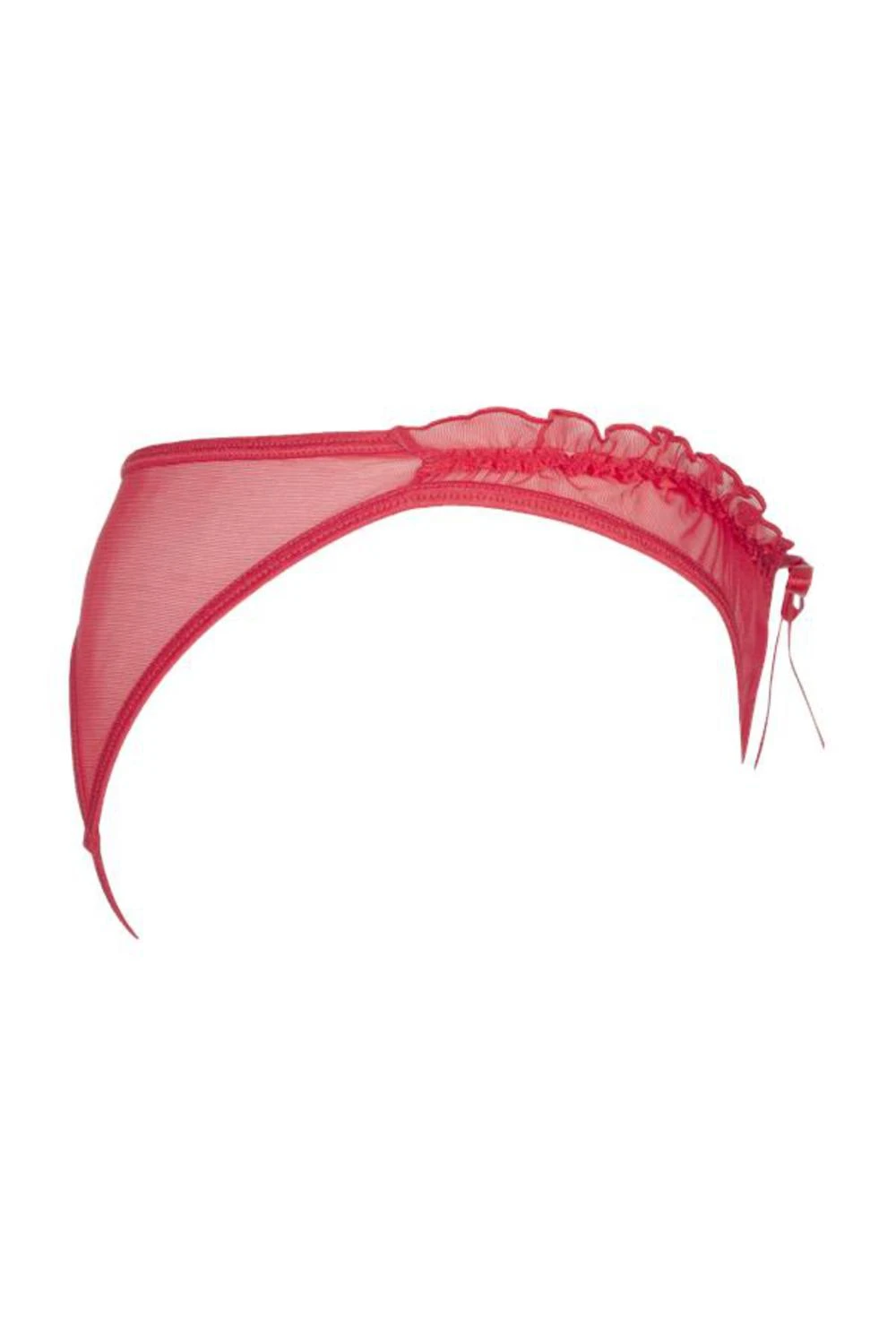 Axami Tüll Plus-Size String ouvert rot Axami Tüll Plus-Size String ouvert rot