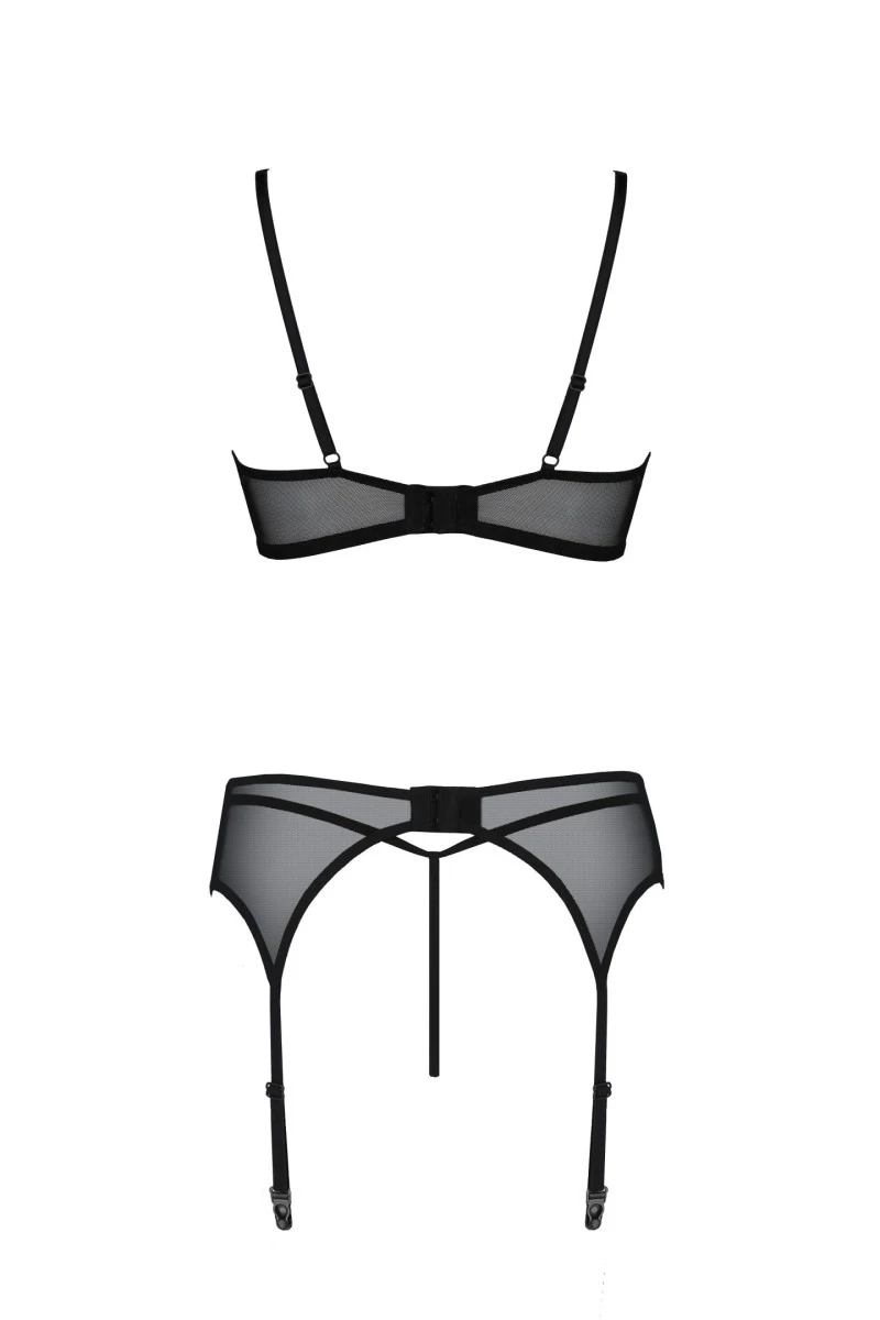 3-teilges Dessous Set PA596621 mit floralem Druck von Passion