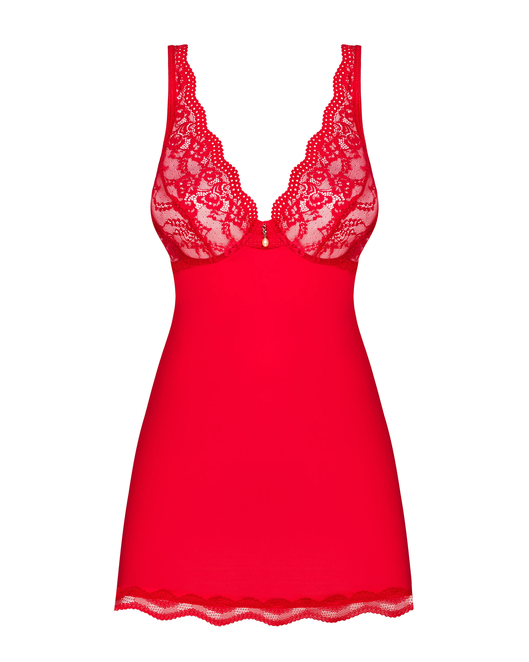 Weiches Babydoll mit Softcups und passendem String von Obsessive