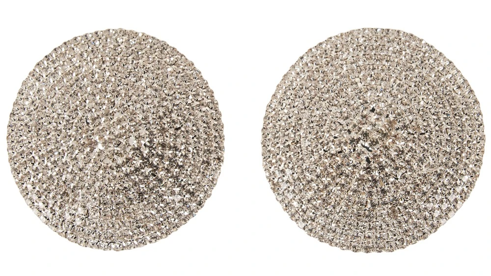 Brustschmuck Diamonds, Nippelsticker mit schillernden Schmucksteinen mehrfach verwendbar hautfreundlicher Kleber Cottelli ACCESSOIRES