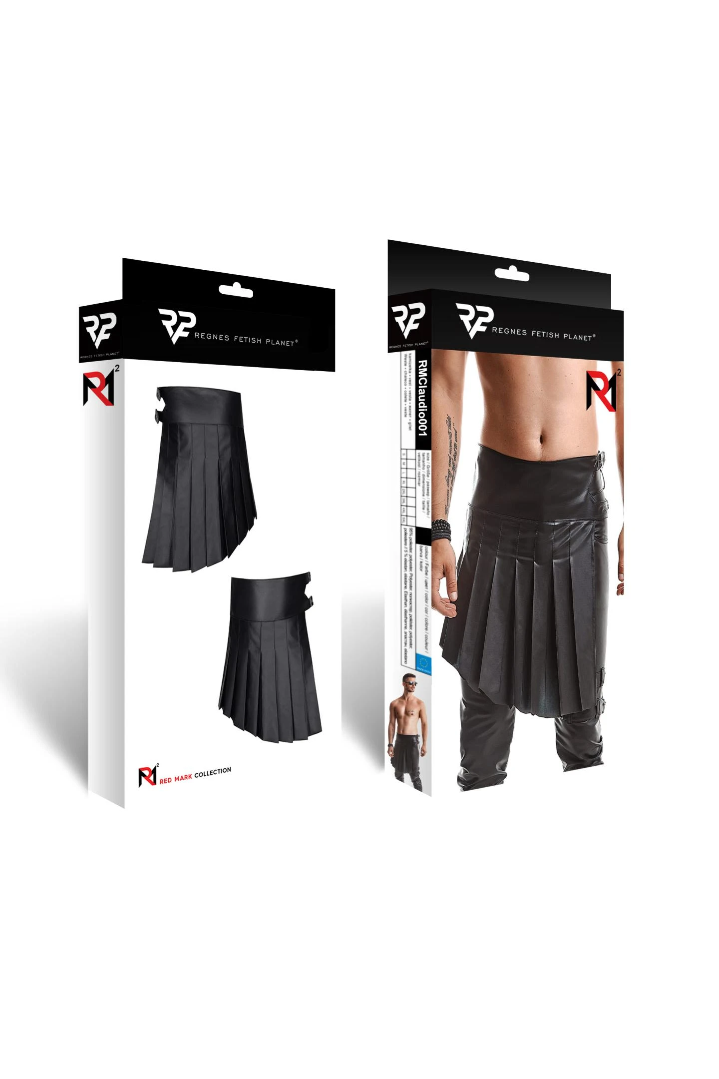 Herren Rock Regnes Fetish Planet Rock Gladiator Looke schwarz Herren Rock Regnes Fetish Planet Rock Gladiator Looke schwarz