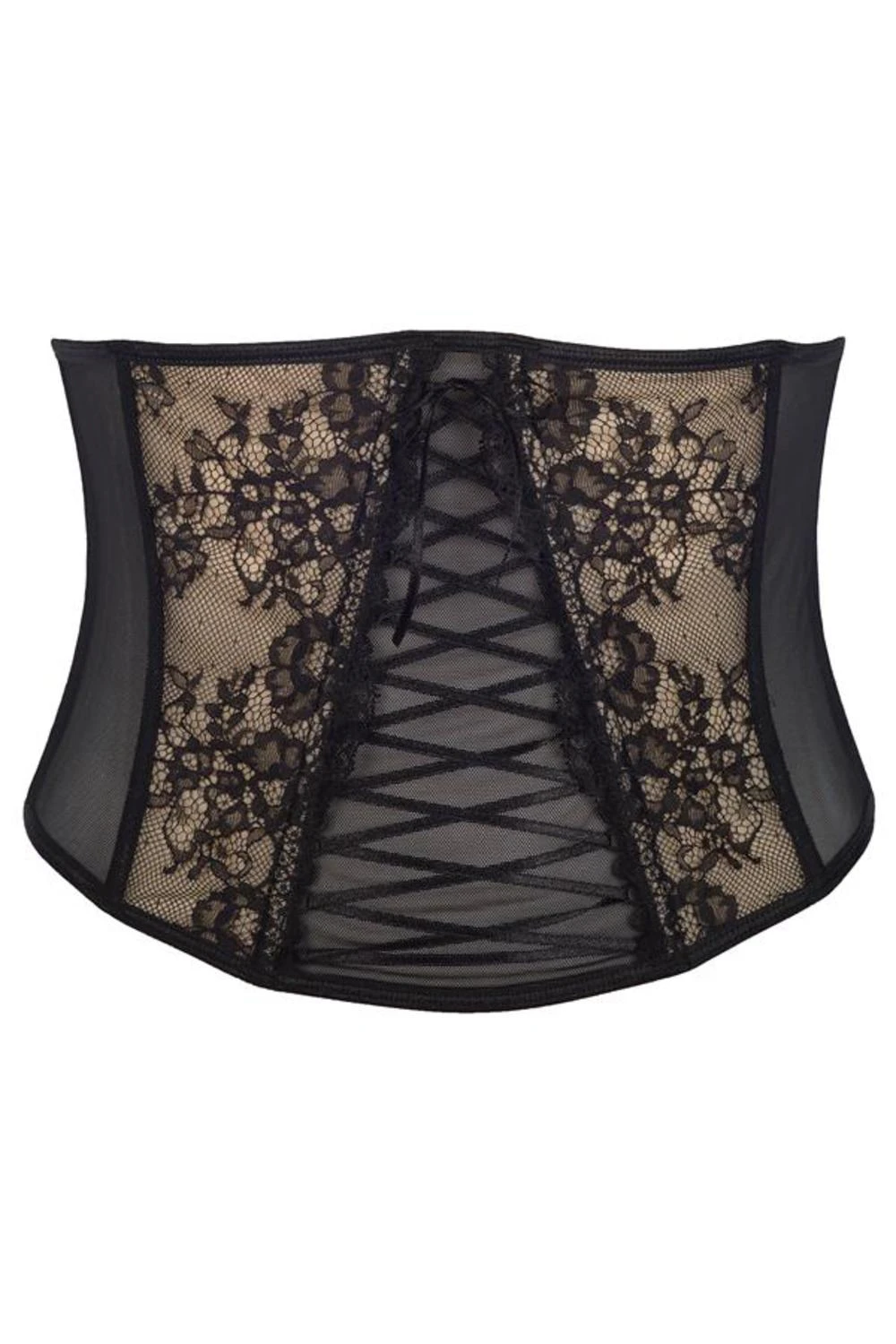 Axami Taillen-Korsett in Schwarz/Beige