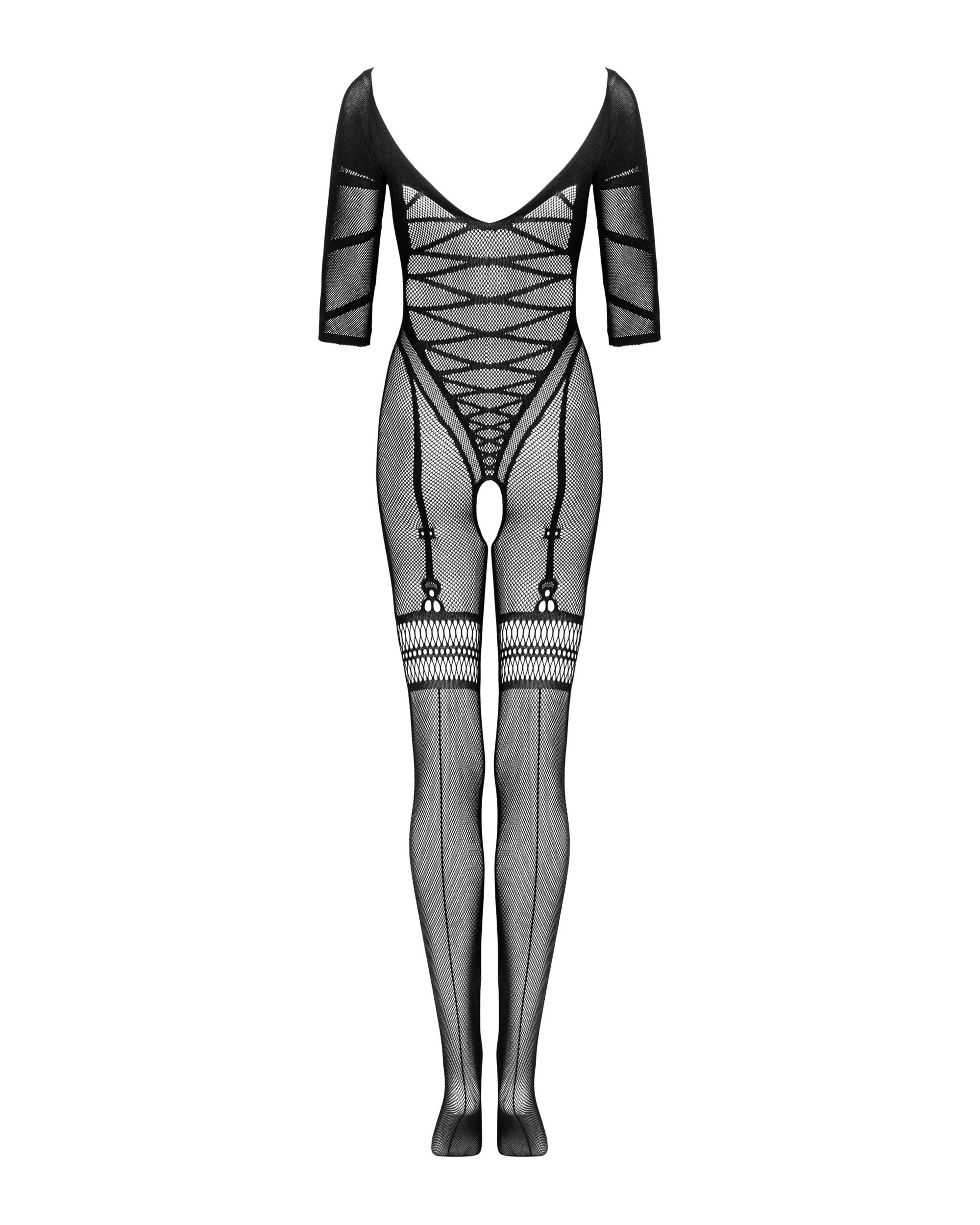 Ouvert Bodystocking G329 elastisch von Obsessive