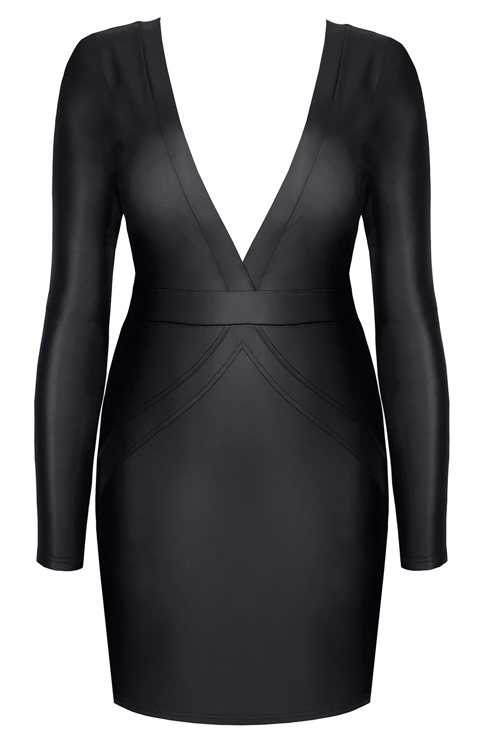 Minikleid mit tiefem Dekollete