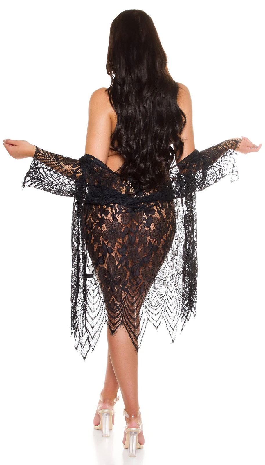 Reizvolles Dessoue-Set aus Spitze