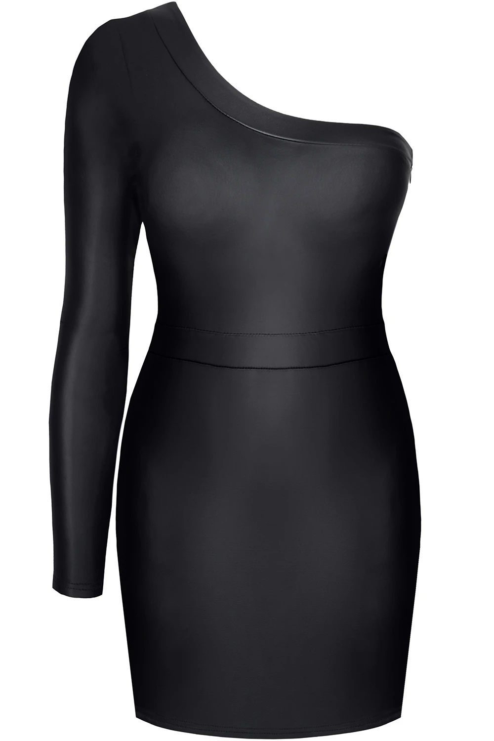 Asymetrisches Minikleid Asymetrisches Minikleid