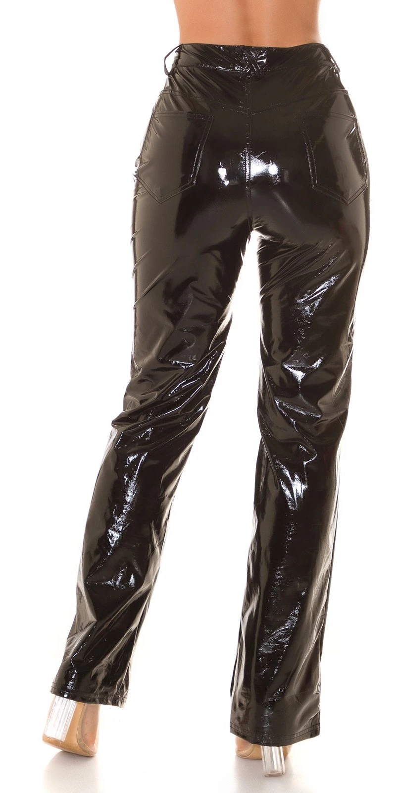 Latex Look Schlaghose Latex Look Schlaghose