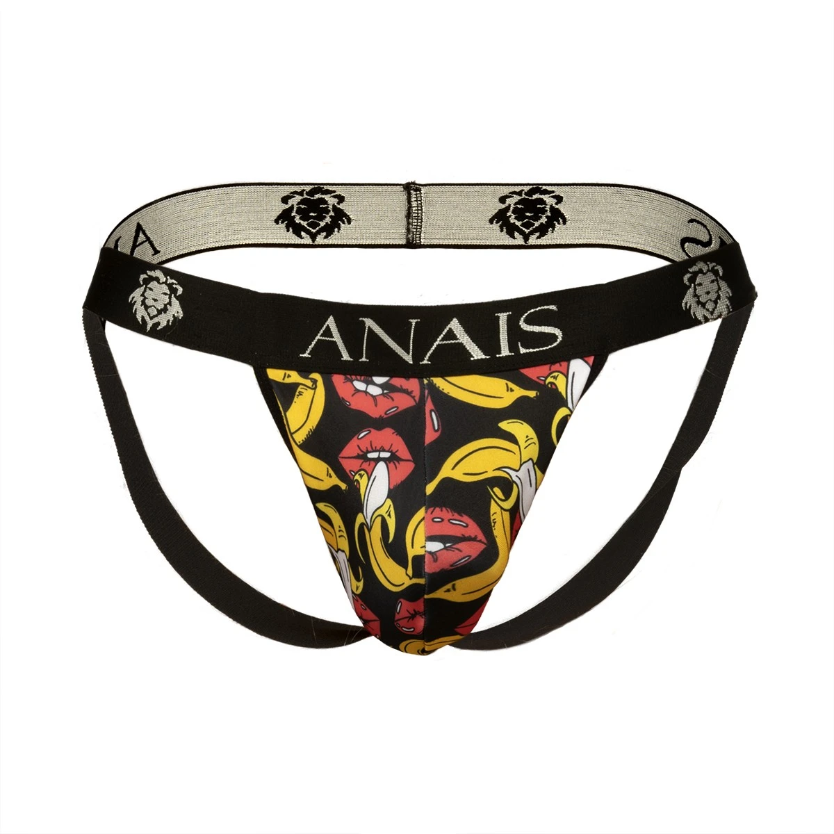 Herren Jock Strap mit Kussmund und Bananen von Anais for Men Herren Jock Strap mit Kussmund und Bananen von Anais for Men