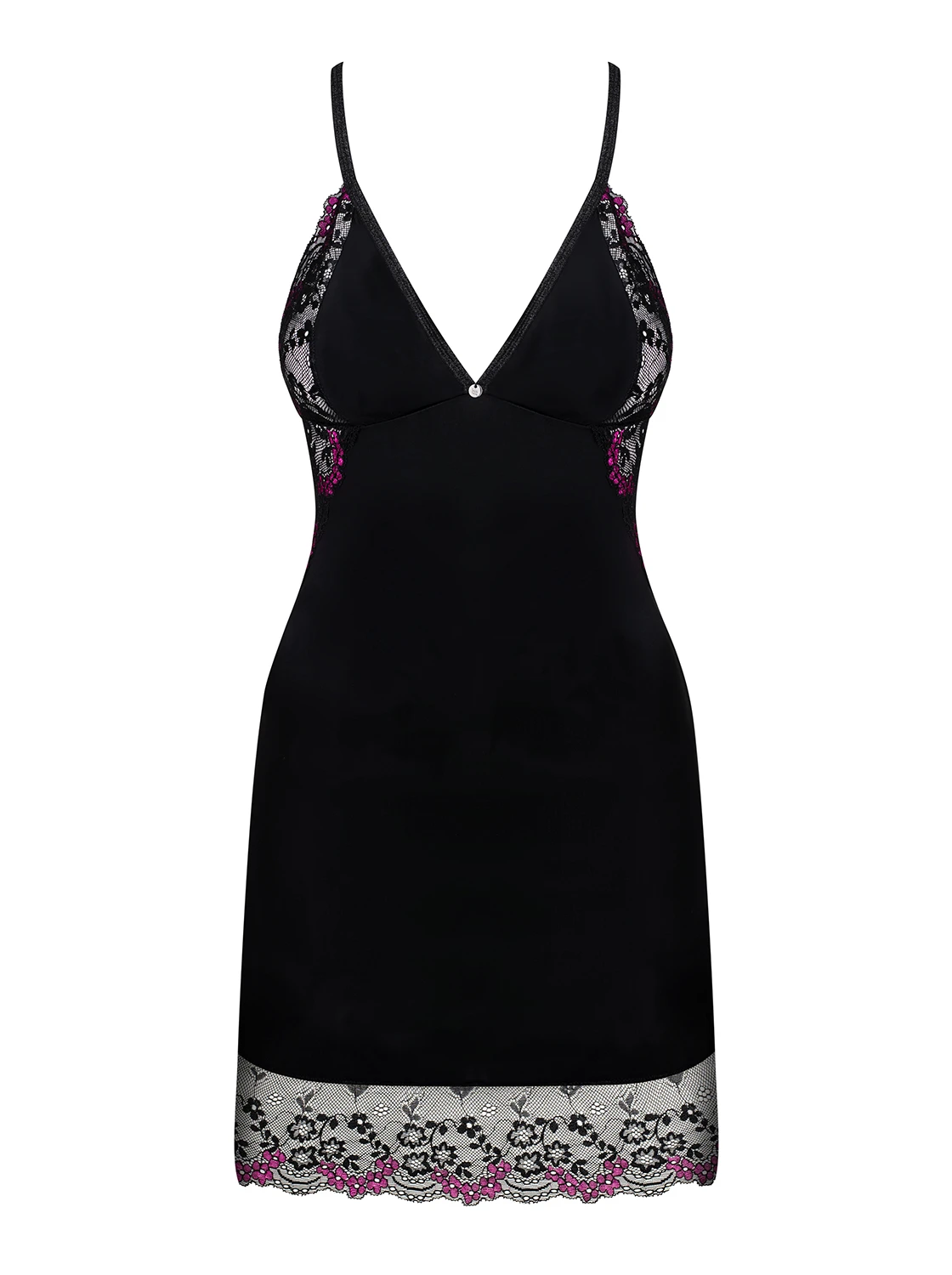 Romantischer Chemise mit Spitze und Schmuckanhänger von Obsessive Romantischer Chemise mit Spitze und Schmuckanhänger von Obsessive