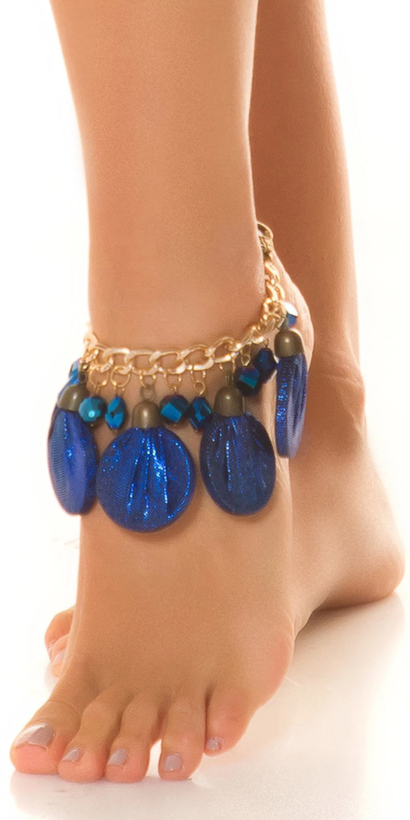 Trendy Fußkette Beinkette im Festival Style mit Perlen Trendy Fußkette Beinkette im Festival Style mit Perlen