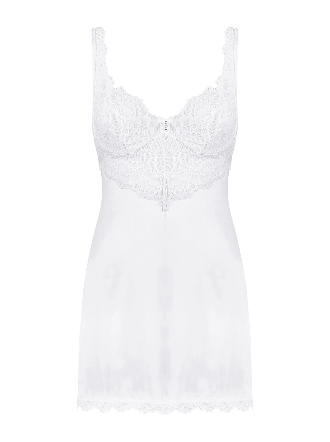 Weiche Chemise mit eleganter Spitze und Cups von Obsessive
