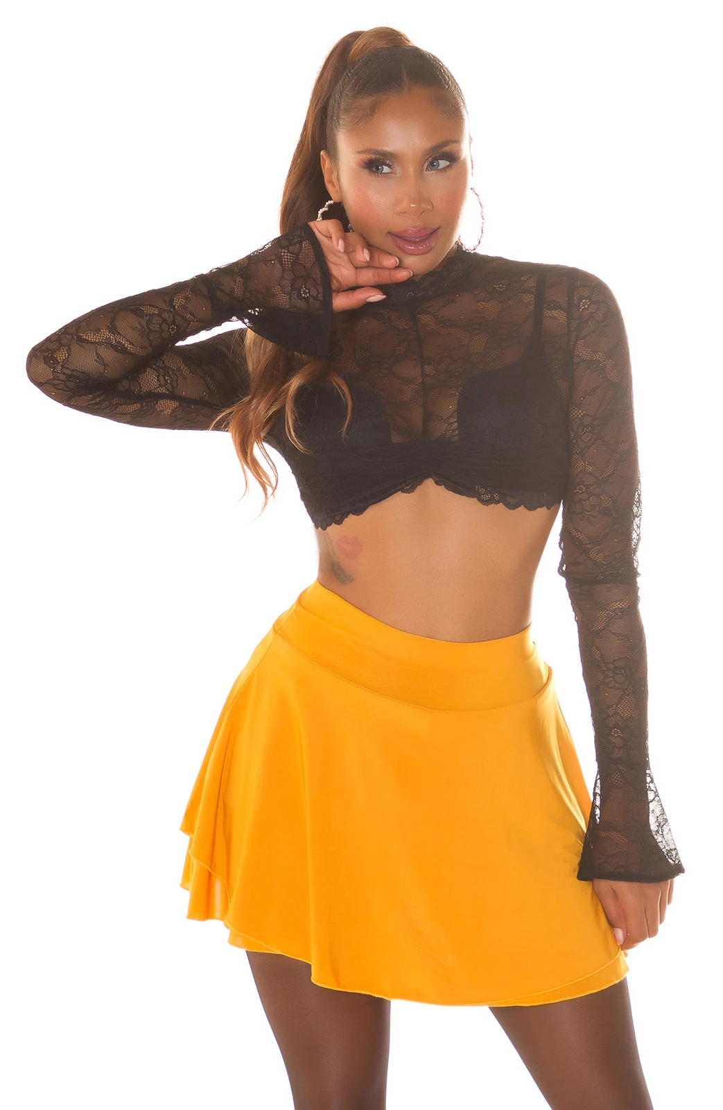 Highwaist Skort Minirock Integrierte Hotpants Hosenrock Partyrock Highwaist Skort Minirock Integrierte Hotpants Hosenrock Partyrock