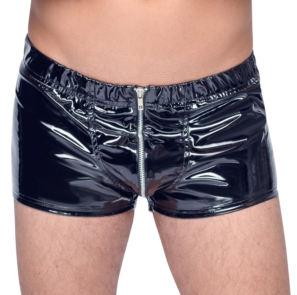 Klassische Pants von Black Level komplett im schwarzen Lackglanz. Leicht elastisch für hautnahen und hohen Tragekomfort.