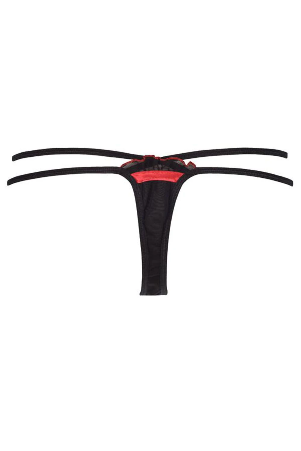 Axami String mit Spitze mit floralen Ornamen