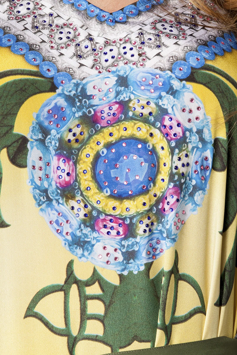 Kaftan mit Strass