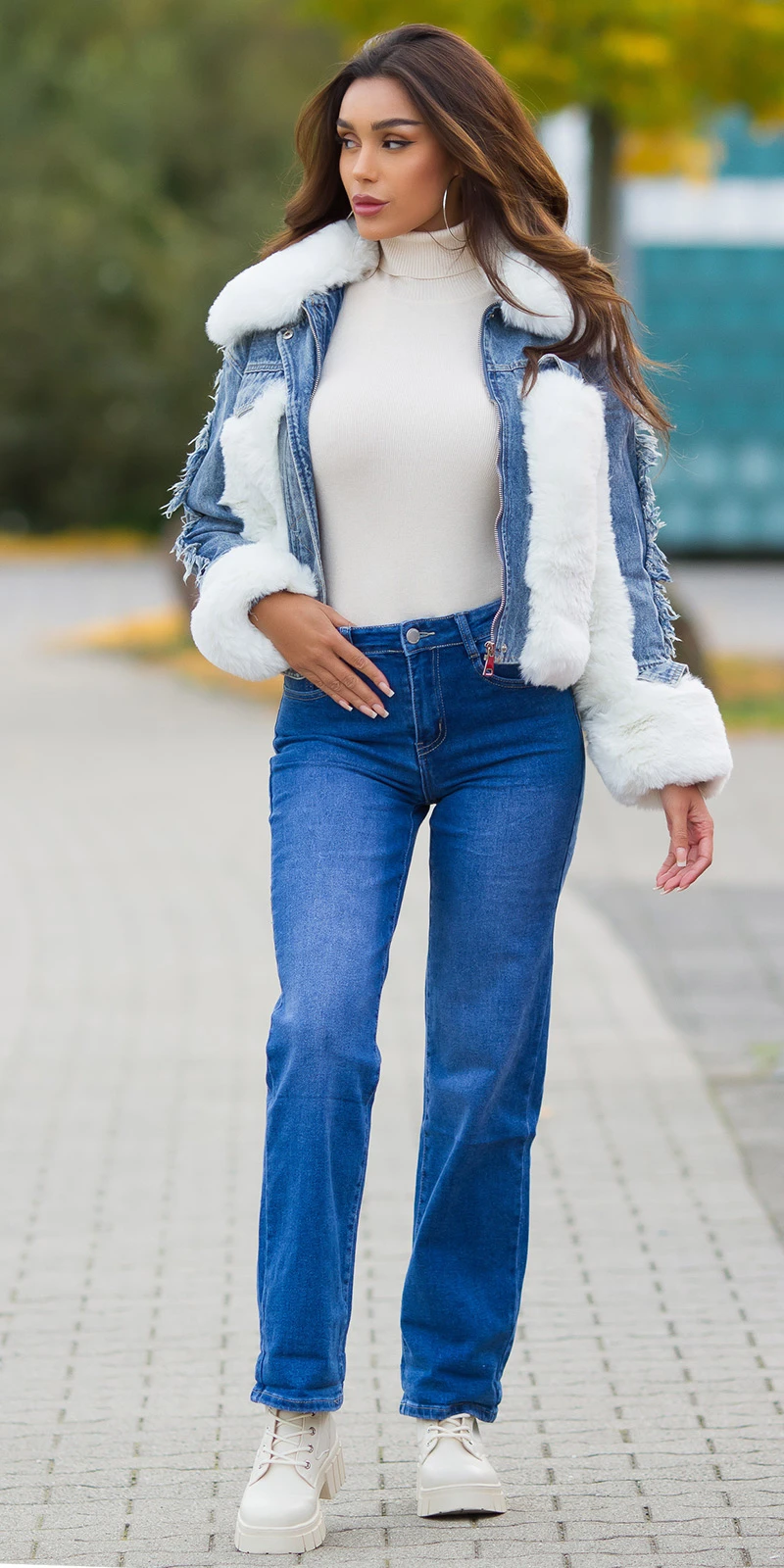Casual Bootcut High Waist Jeans Casual Bootcut High Waist Jeans
