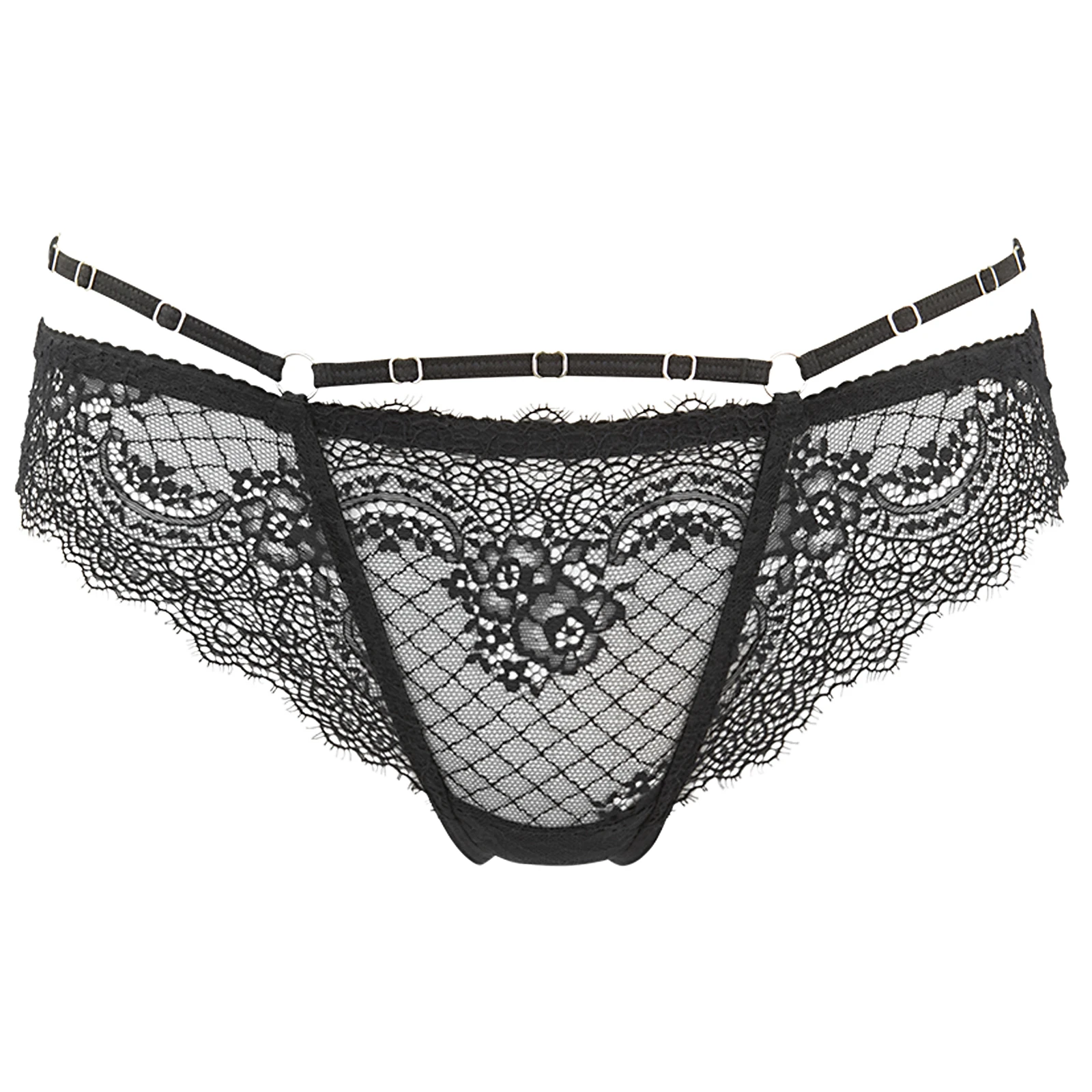 Axami Sexy Tanga aus edler Spitze mit Zierriemchen