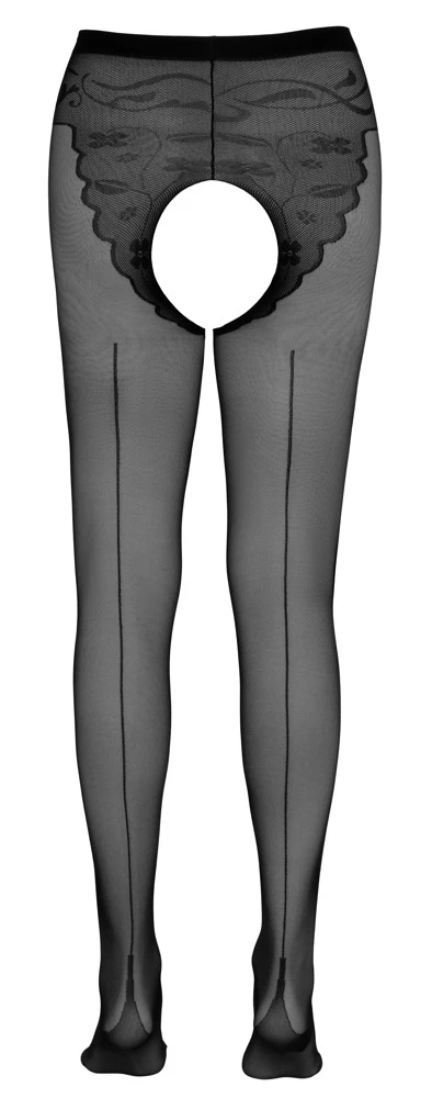 Cottelli Verführerische Eleganz: Die Straps-Strumpfhose mit offenem Schritt und raffinierten Details