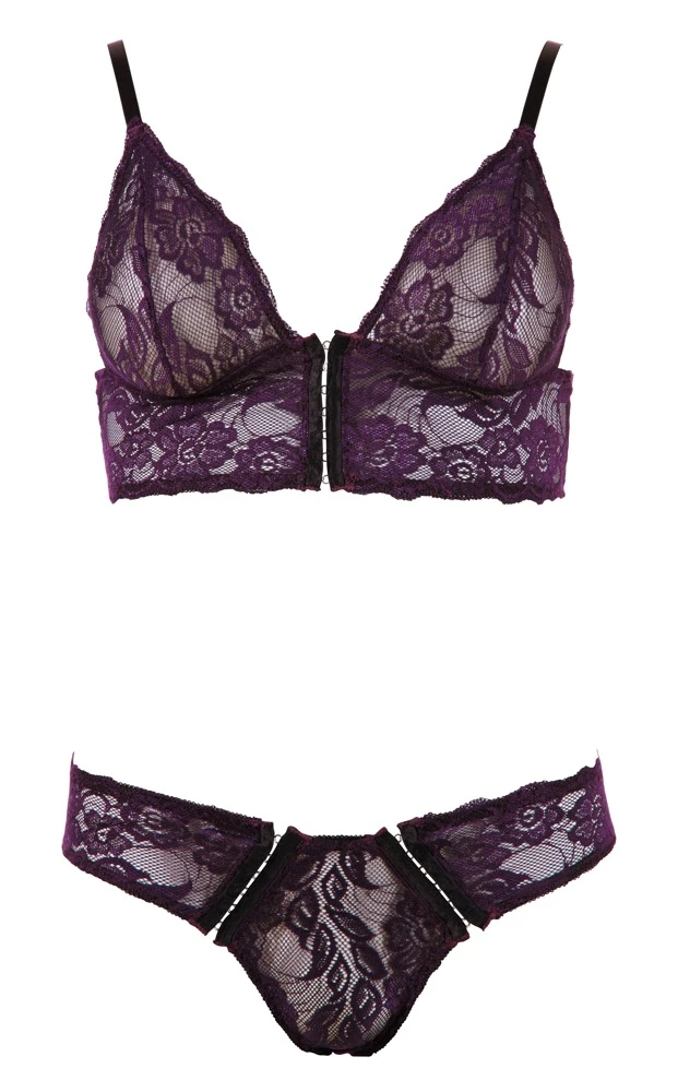 Cottelli LINGERIE BH Set weiche Blütenspitze in lila Cottelli LINGERIE BH Set weiche Blütenspitze in lila