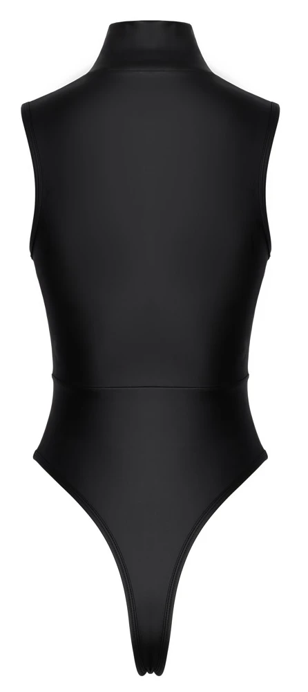 Mattlook-Riobody mit Stehkragen, funkelndem Strass-Zipper bis unten und sexy Schnitt für eine starke Silhouette von Cottelli