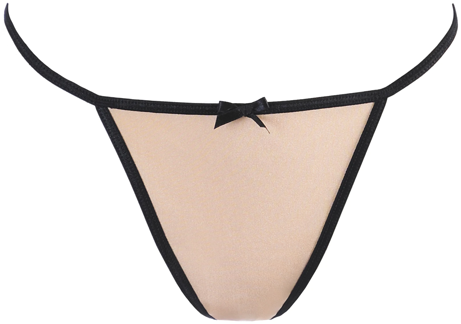 Axami Babydoll mit weicher Spitze und Band