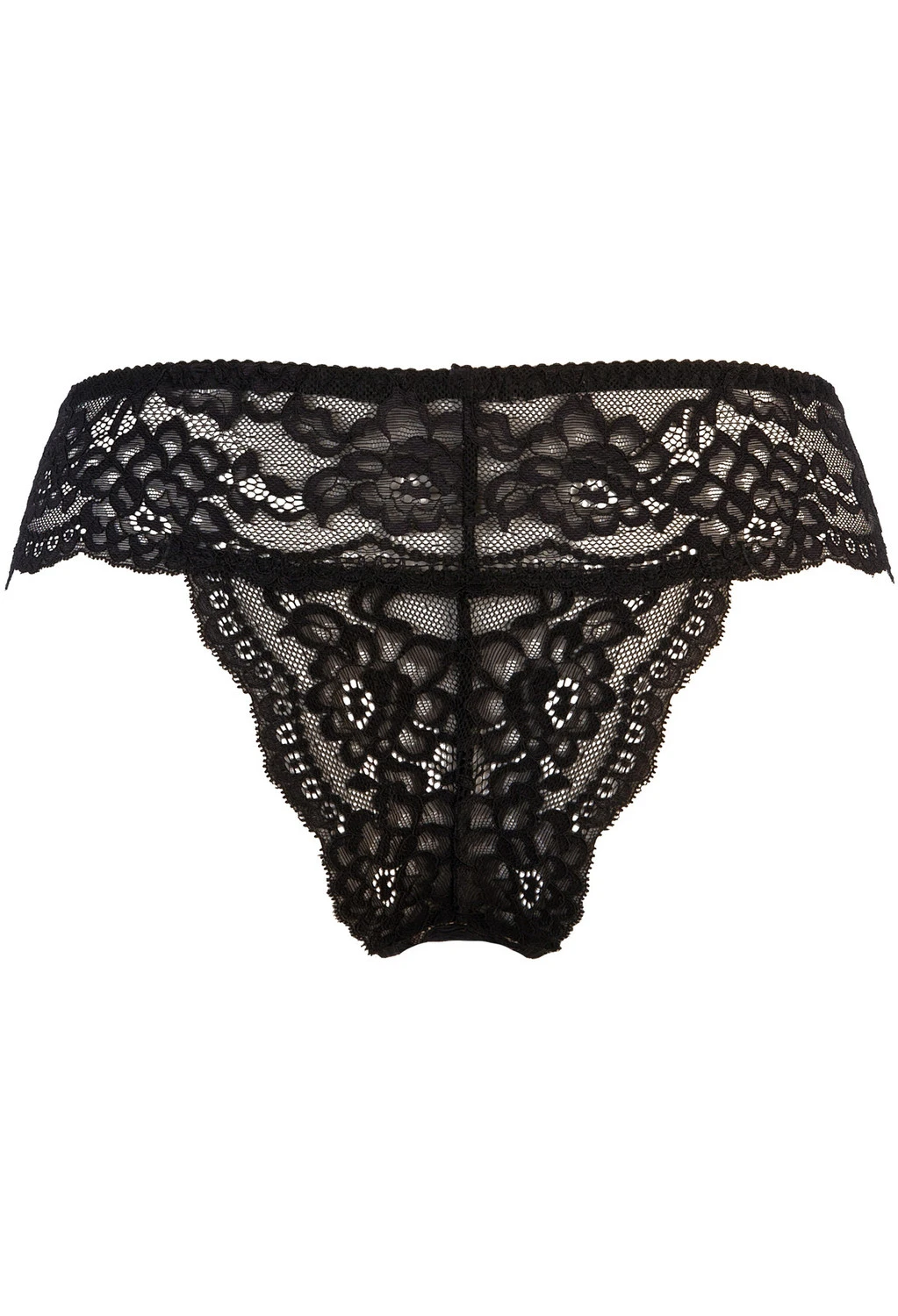 Axami bezaubernder Tanga in beige mit schwarzer Spitze Axami bezaubernder Tanga in beige mit schwarzer Spitze