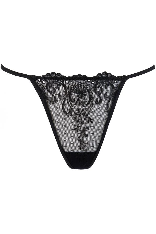 Axami Babydoll Hemdchen aus transparentem Tüll mit Spitze Axami Babydoll Hemdchen aus transparentem Tüll mit Spitze