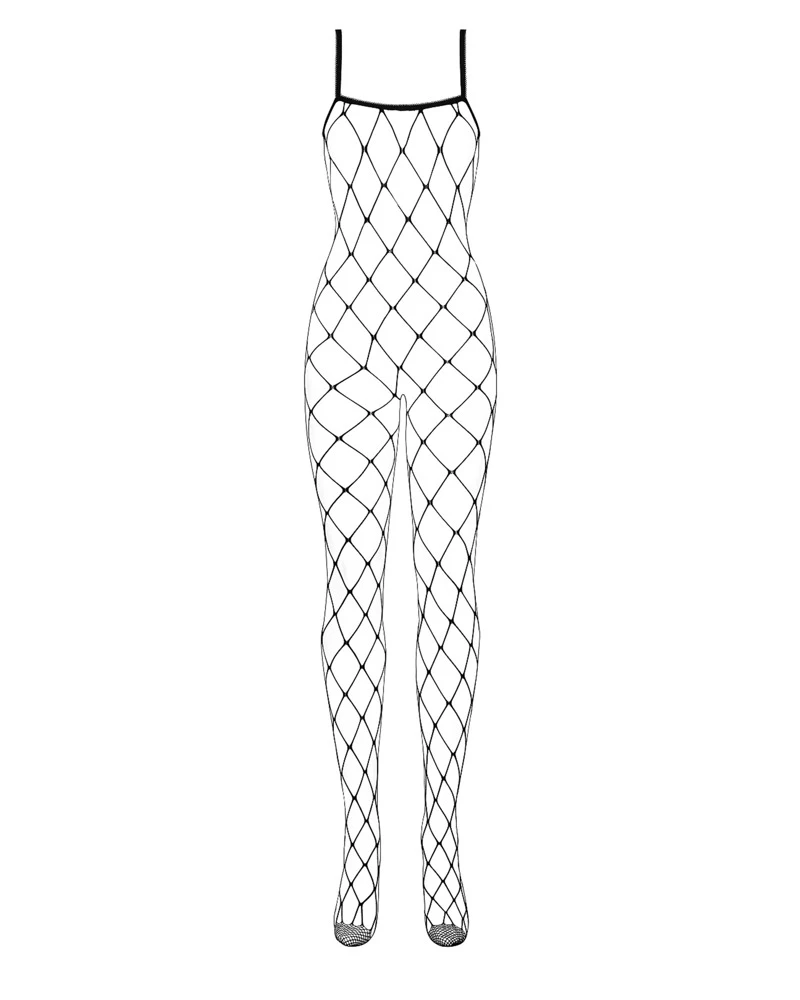 Obsessive Spektakulärer Bodystocking aus elastischem Stoff mit Blumenmuster betont den Körper der Frau. Weich und angenehm zu tragen.