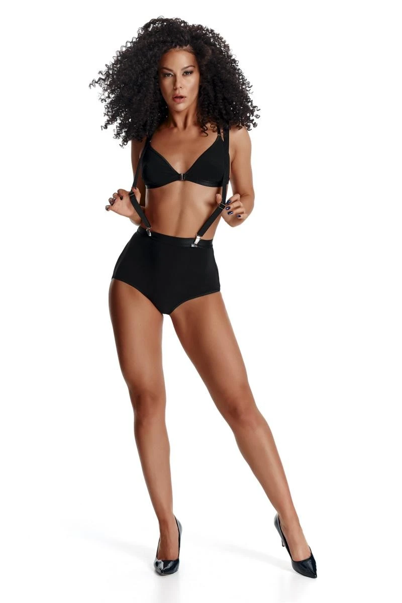 Sexy Dessous Set BH, Panty und Hosenträger LX Collection