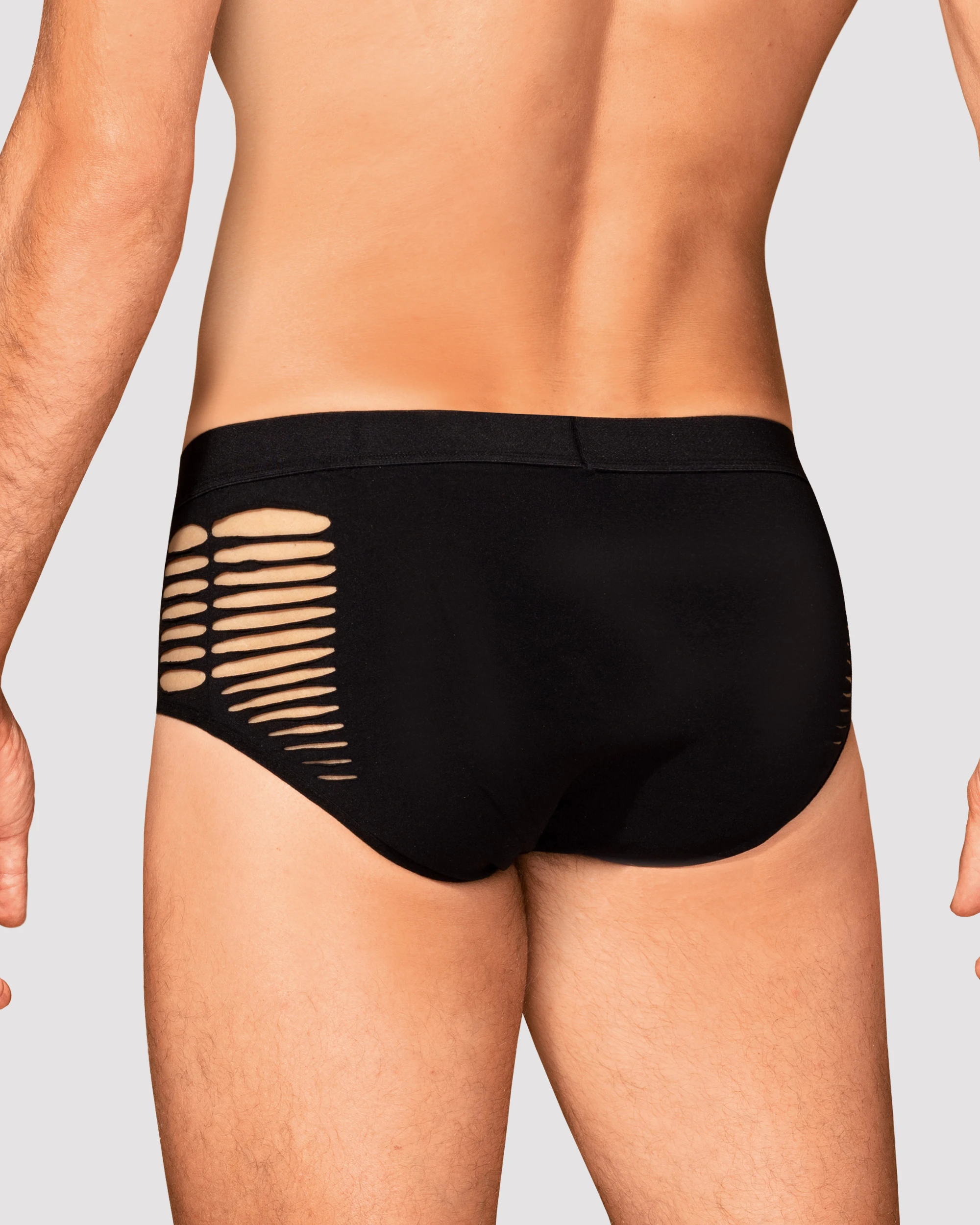 Herren M101 Slip blickdicht mit Cutouts von Obsessive