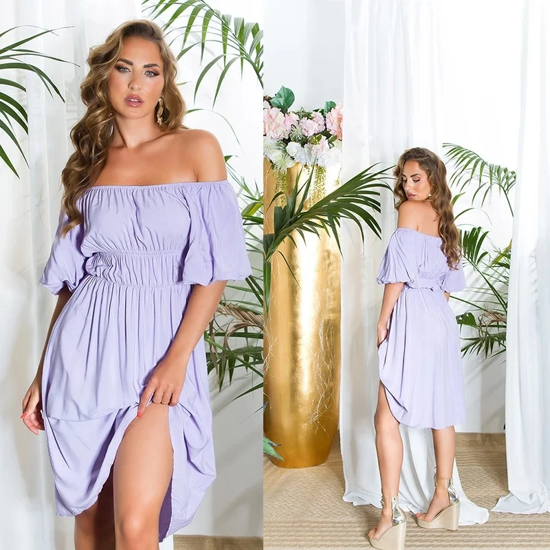 Sexy Koucla Musthave schulterfreies Midikleid Boho Style Sexy Koucla Musthave schulterfreies Midikleid Boho Style