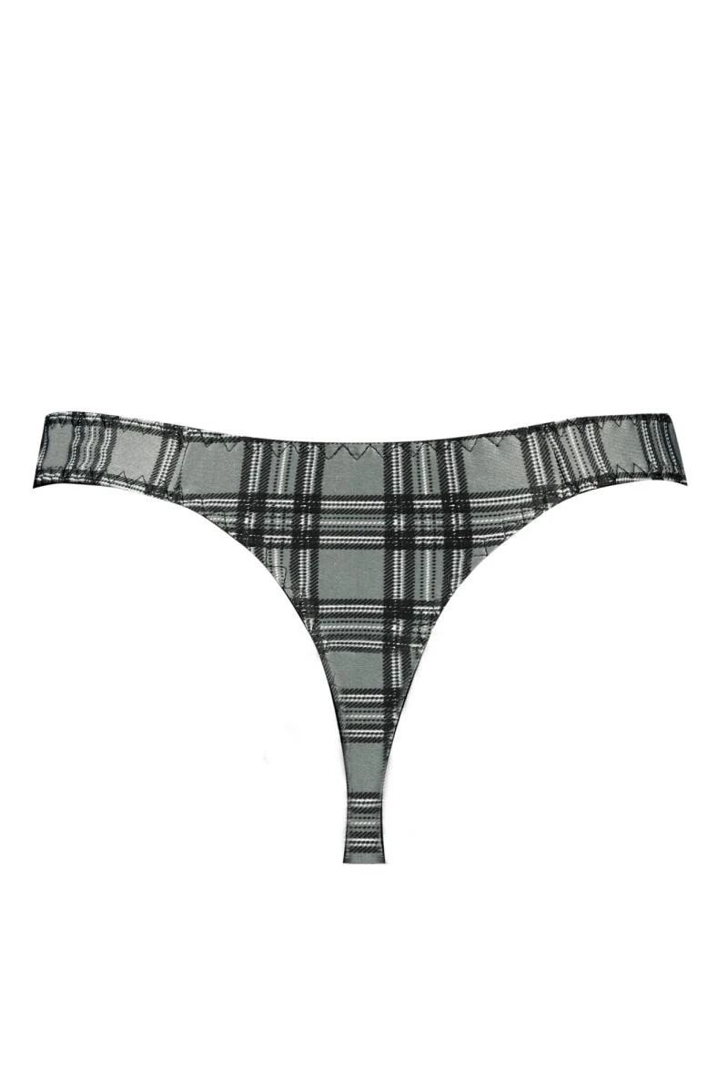 Herren String halbtransparent mit Karo Muster von Anais for Men