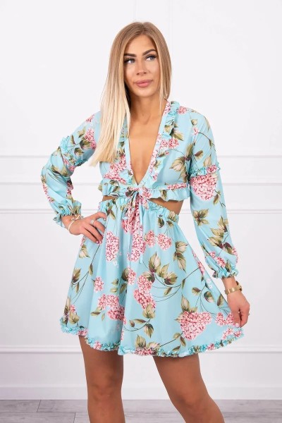 Hot 2in1 Party-Outfit mit Flower-Print