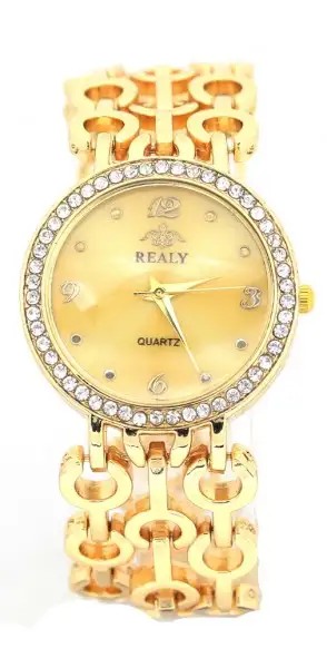 Quartz Uhr Modeschmuck Armbanduhr Deko Strass Damenuhr